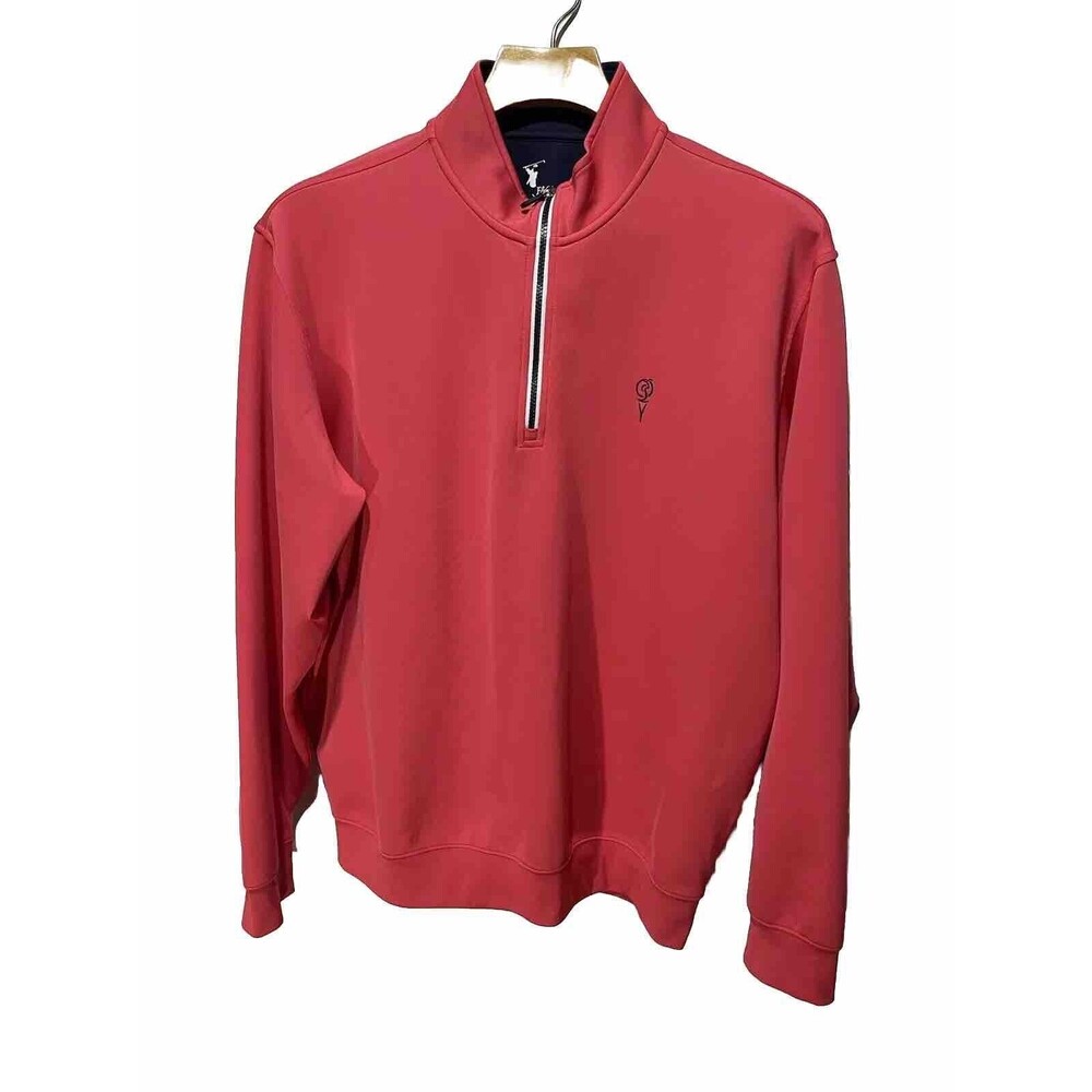 F&G Tech performance sweater golf thick scuba spandex blend sports Men’s XXL